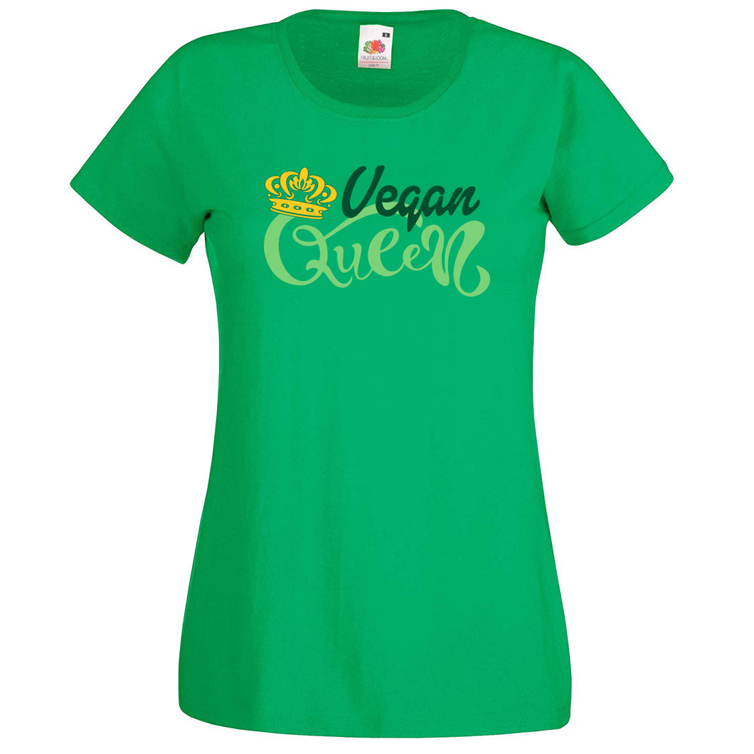 VEGAN QUEEN-Ladies t